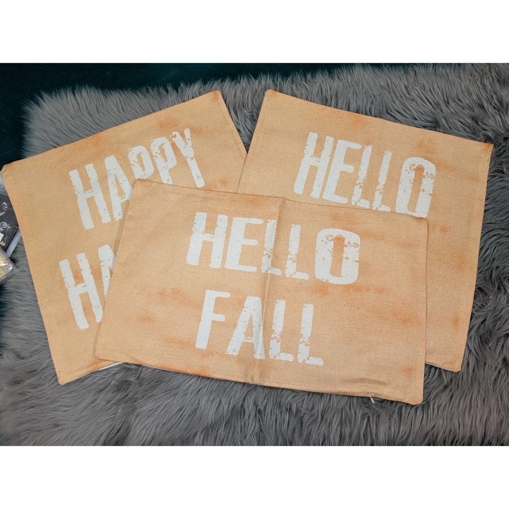 Fall pillow cases